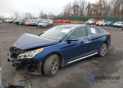 2017 Hyundai Sonata Limited 2.0T из США, поврежденный, VIN 5NPE34AB7HH543932
